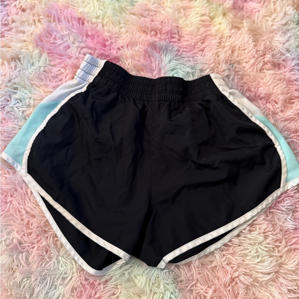 Zone Pro Black and Blue Athletic Shorts